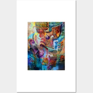 Layered Colors Posters and Art